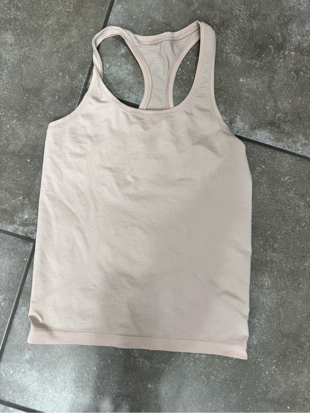 lululemon athletica Neutral pink Racerback Tank Top